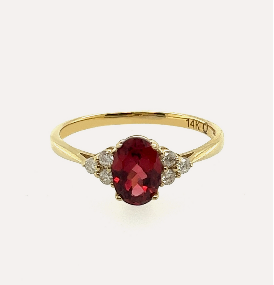 Artemis | 14K Gold & Garnet