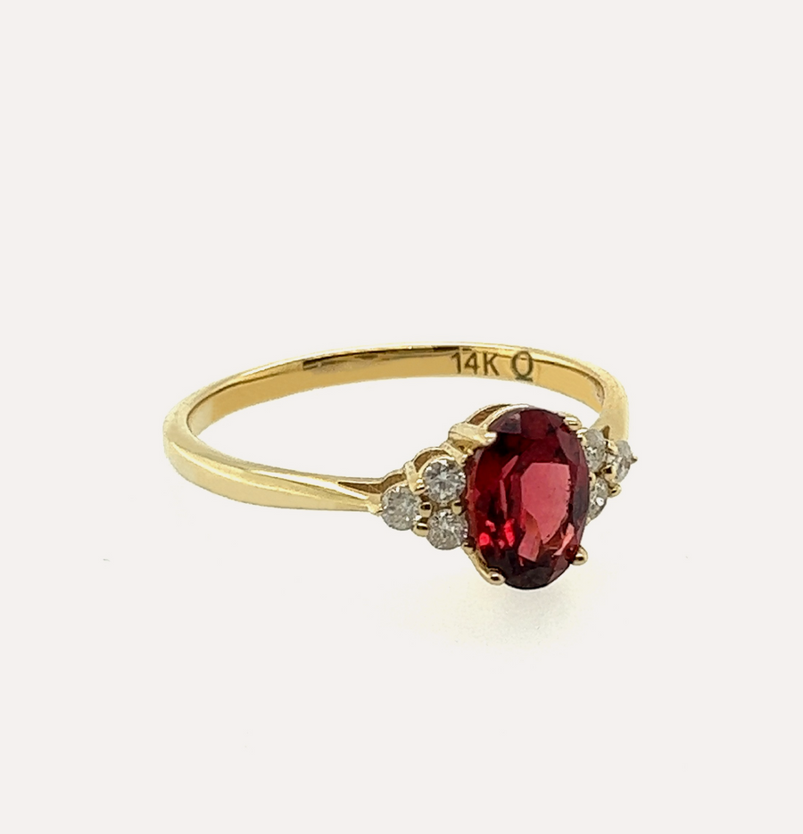 Artemis | 14K Gold & Garnet