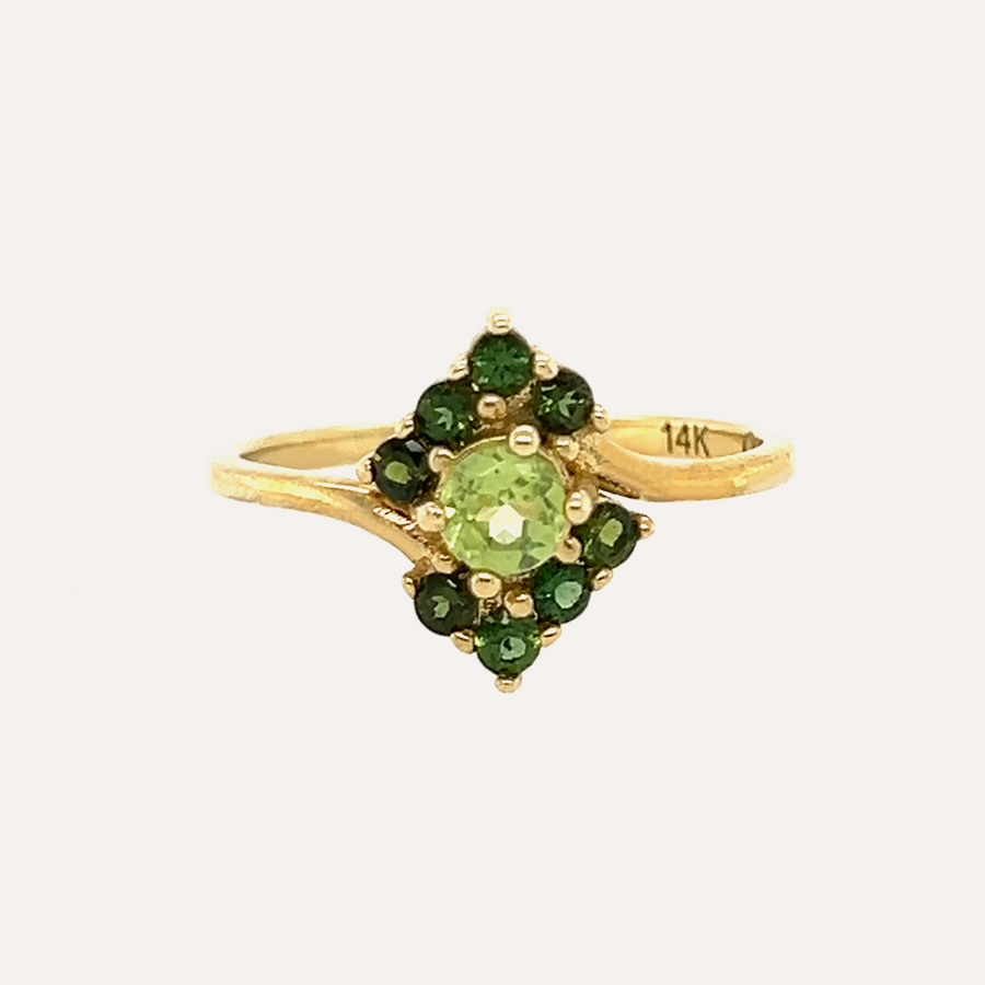 Cimorene |14K Gold & Green Peridot