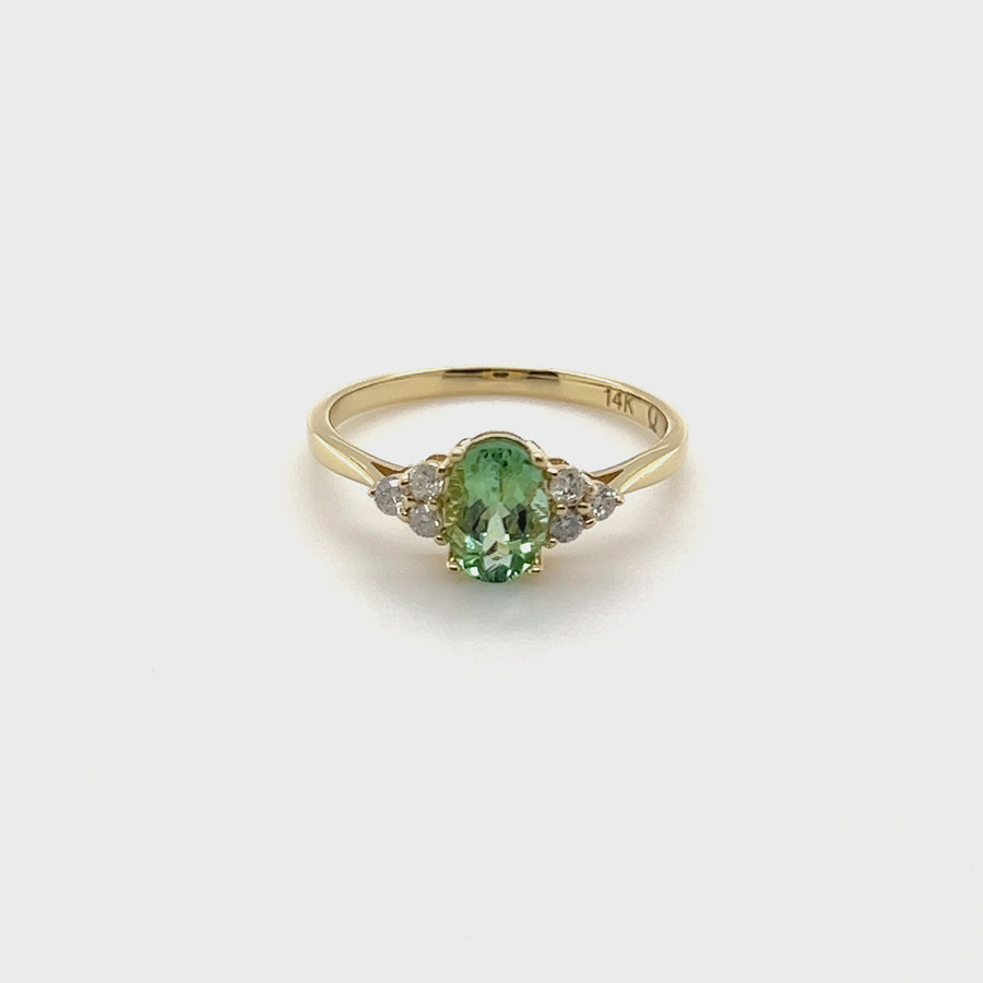 Elphaba | 14K Gold & Green Tourmaline