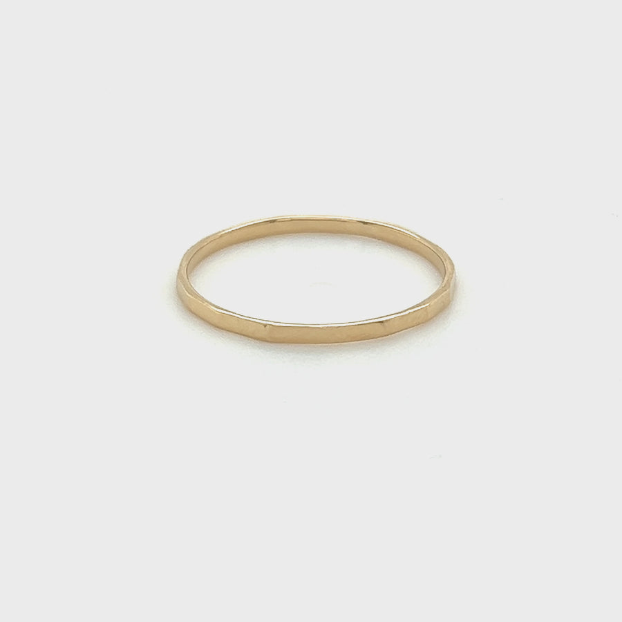 Hammered Stacking Ring