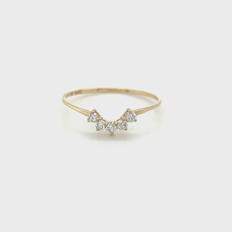 Crown Stacking Ring