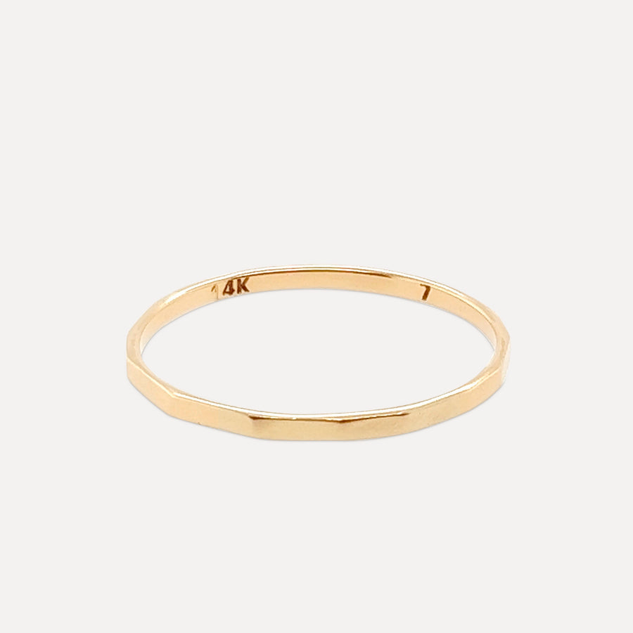 Hammered Stacking Ring