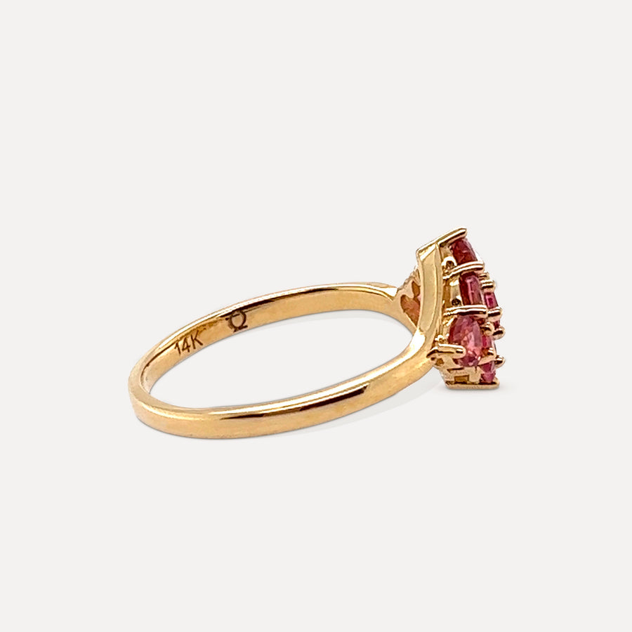 Portia | 14K Gold Pink Tourmaline