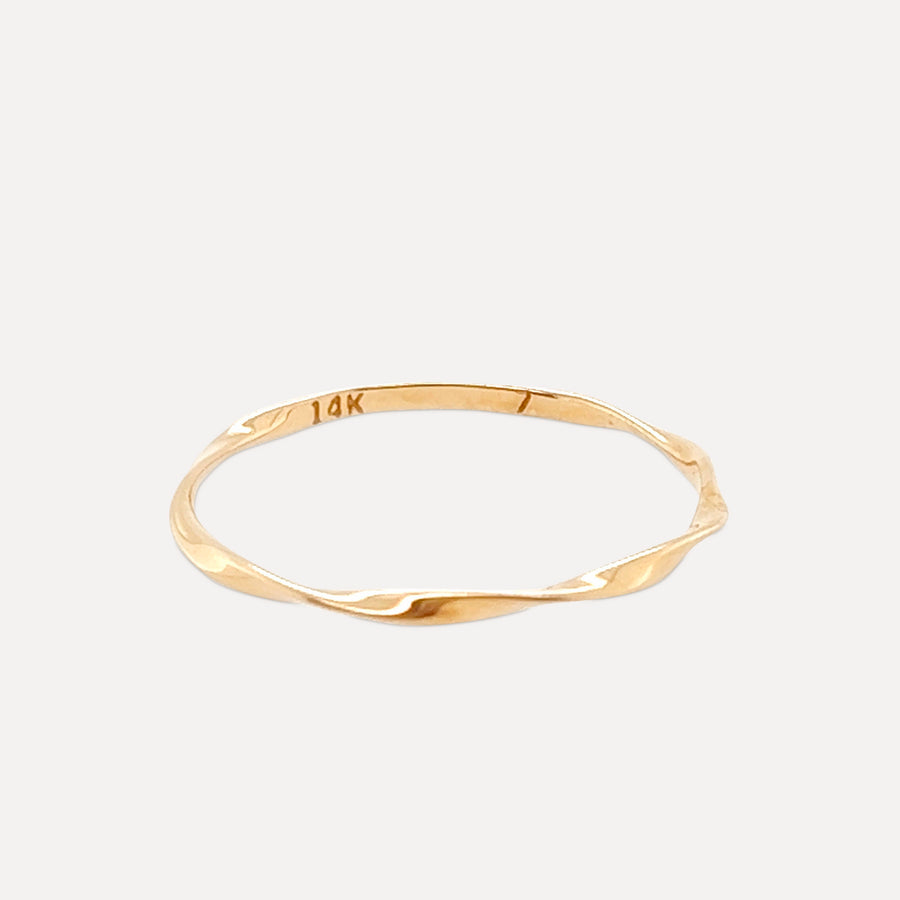 Twisted Stacking Ring