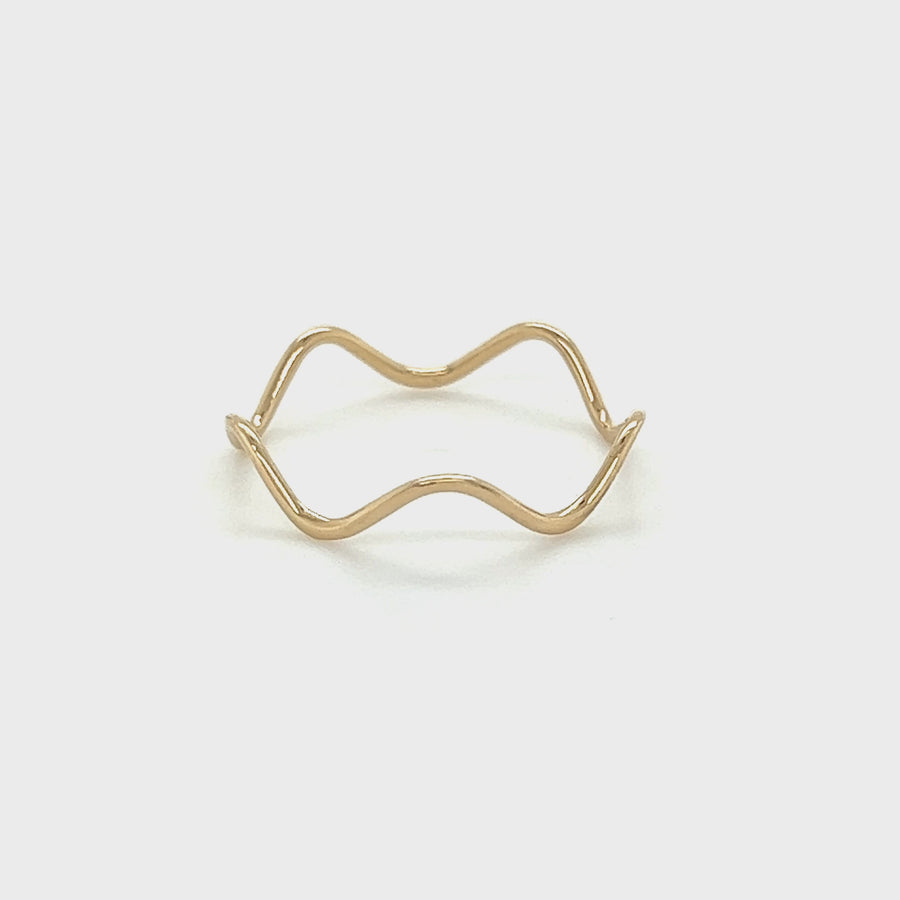 Wavy Stacking Ring