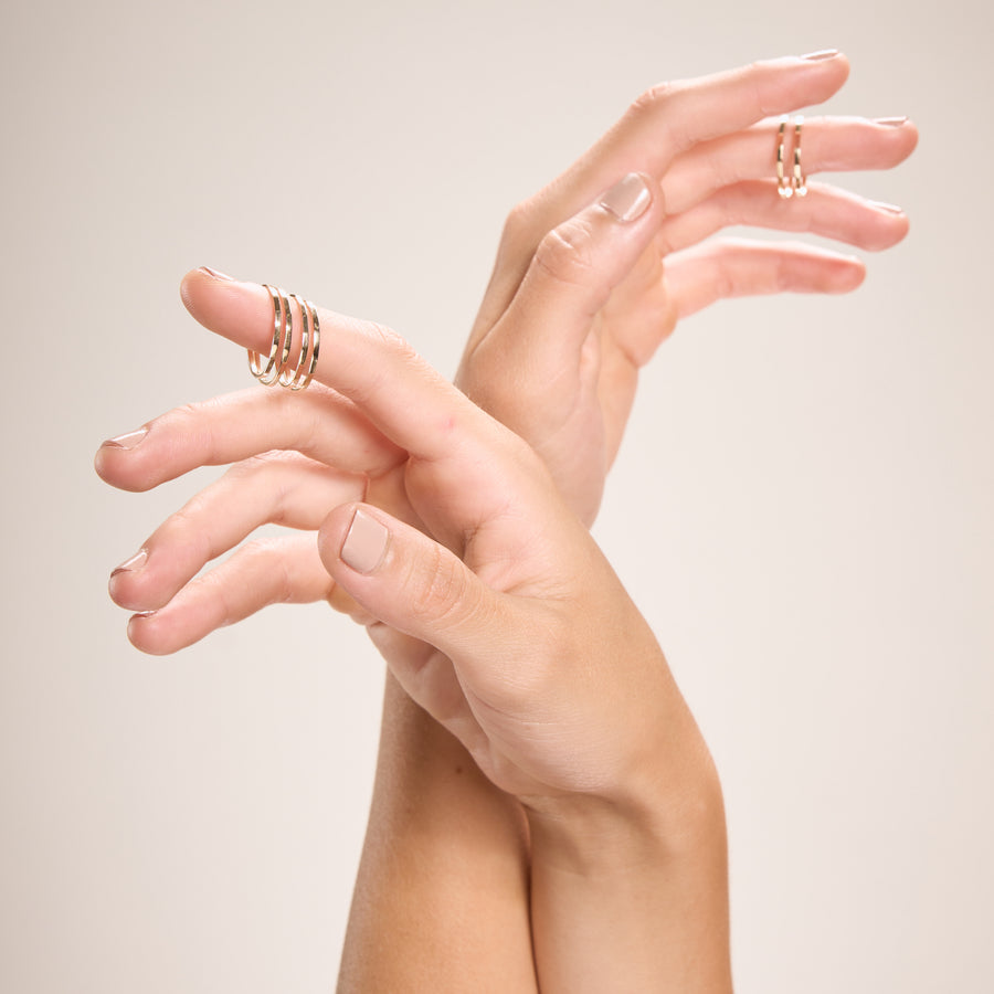 Hammered Stacking Ring
