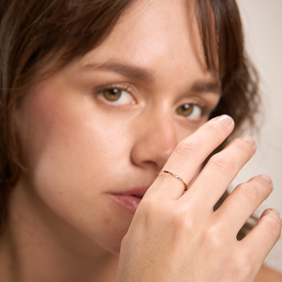 Twisted Stacking Ring